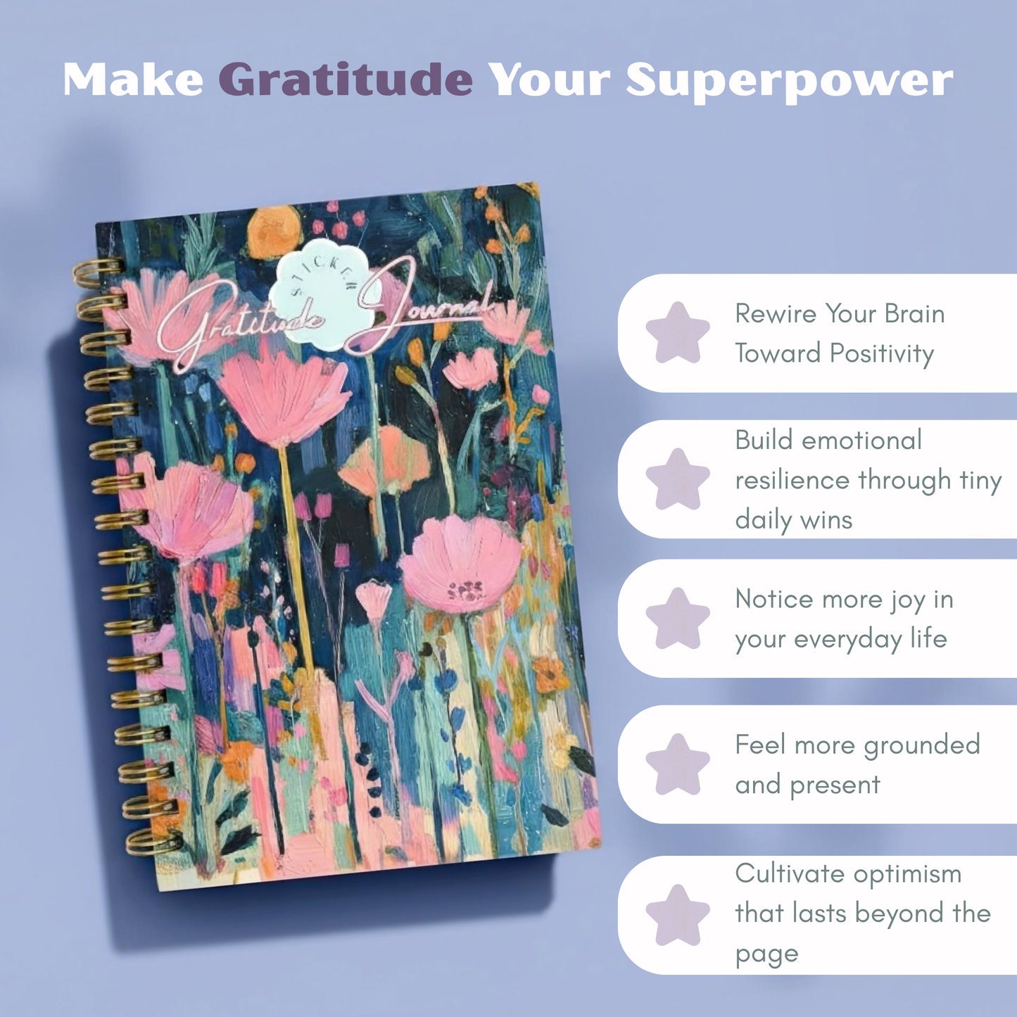 Gratitude Sticker Journal | Modern Impressions